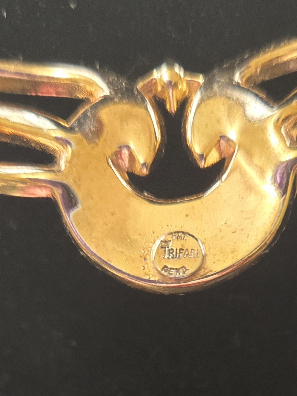 1950s Crown Trifari Alfred Phillipe Carousel Choker Necklace - Picture 4 of 7